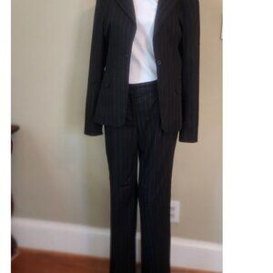 Cielo Couture black striped suit